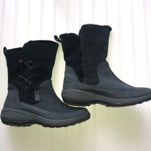 COLUMBIA Winter Boots Black Delancey Water Rest.